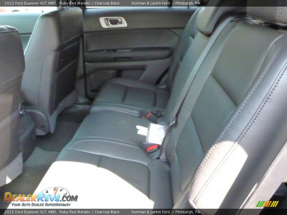 2013 Ford Explorer XLT 4WD Ruby Red Metallic / Charcoal Black Photo #9