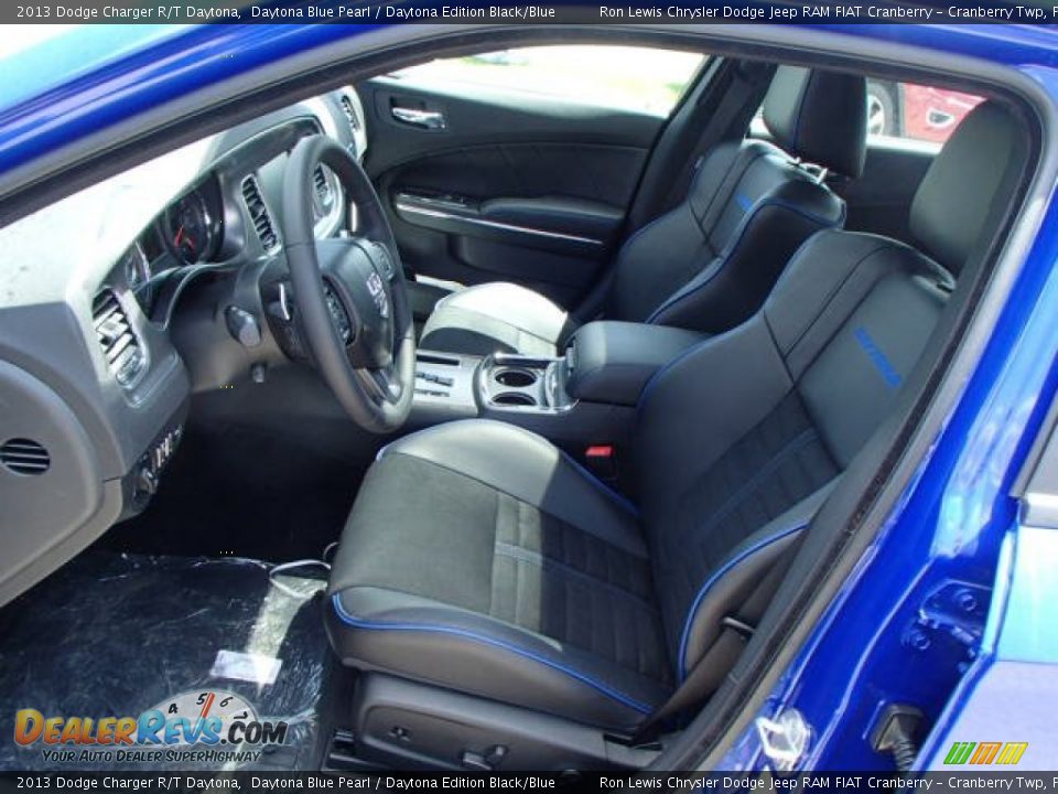 Daytona Edition Black/Blue Interior - 2013 Dodge Charger R/T Daytona Photo #11