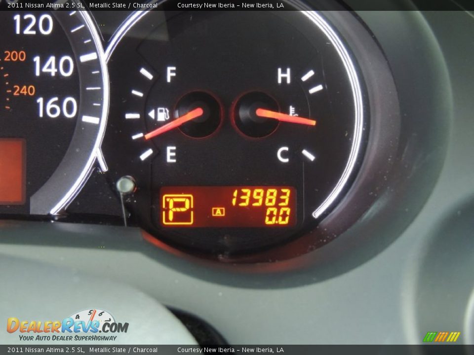 2011 Nissan Altima 2.5 SL Metallic Slate / Charcoal Photo #17