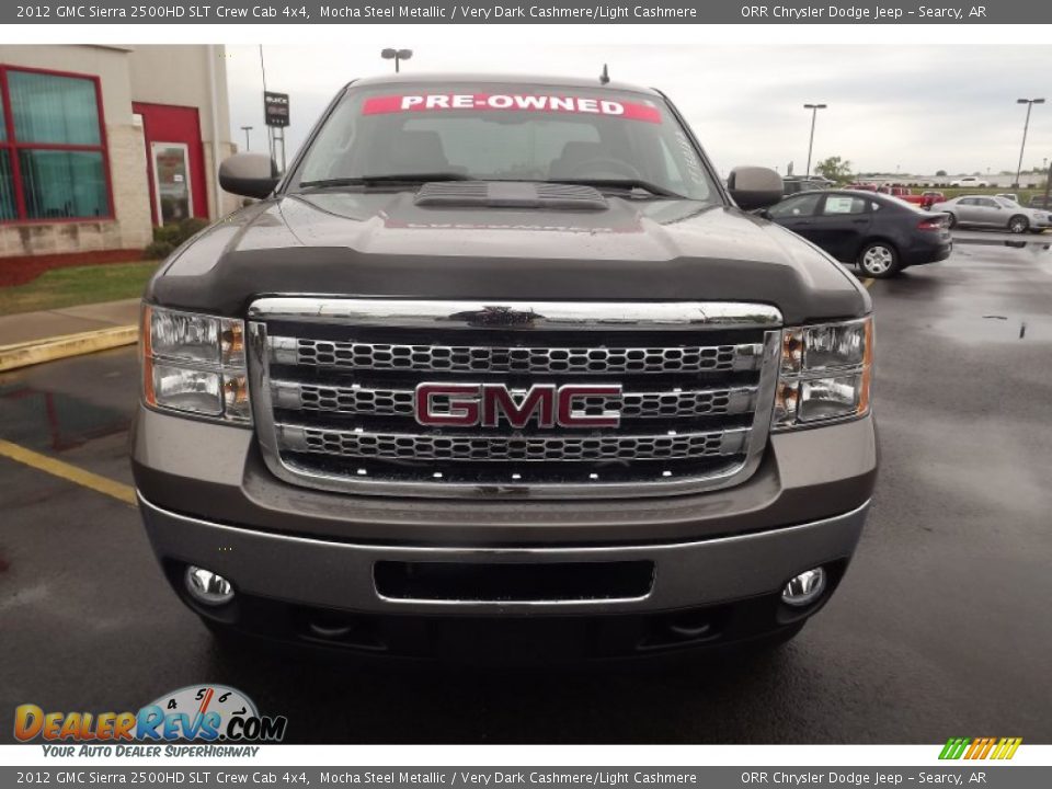 2012 GMC Sierra 2500HD SLT Crew Cab 4x4 Mocha Steel Metallic / Very Dark Cashmere/Light Cashmere Photo #2