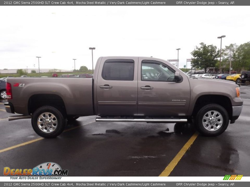 2012 GMC Sierra 2500HD SLT Crew Cab 4x4 Mocha Steel Metallic / Very Dark Cashmere/Light Cashmere Photo #4