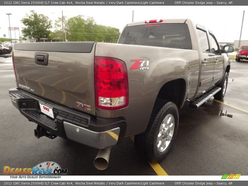 2012 GMC Sierra 2500HD SLT Crew Cab 4x4 Mocha Steel Metallic / Very Dark Cashmere/Light Cashmere Photo #5