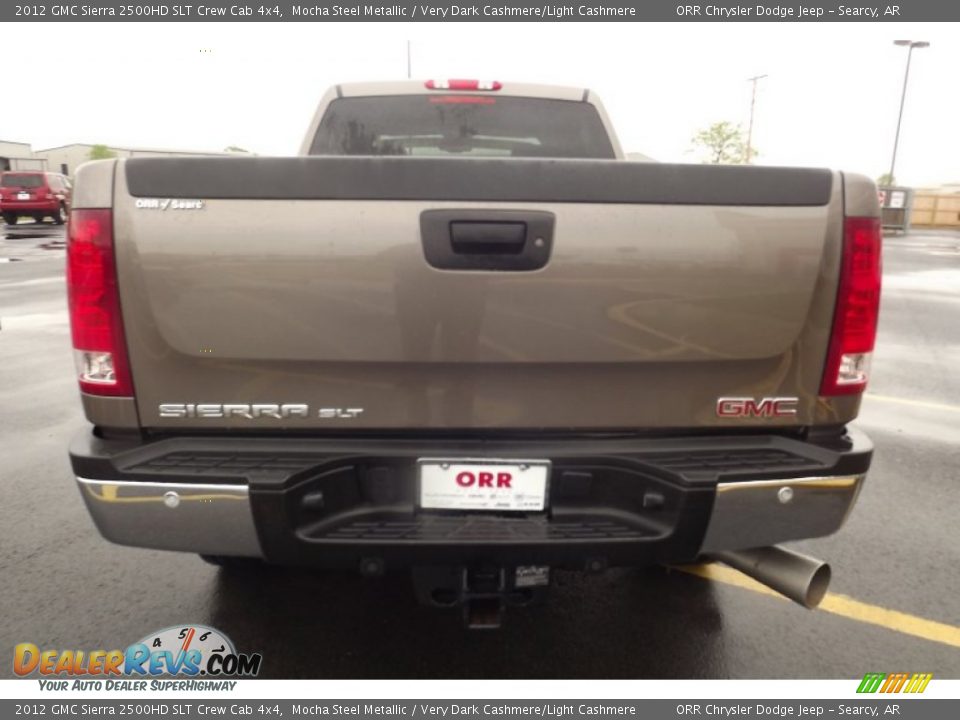2012 GMC Sierra 2500HD SLT Crew Cab 4x4 Mocha Steel Metallic / Very Dark Cashmere/Light Cashmere Photo #6