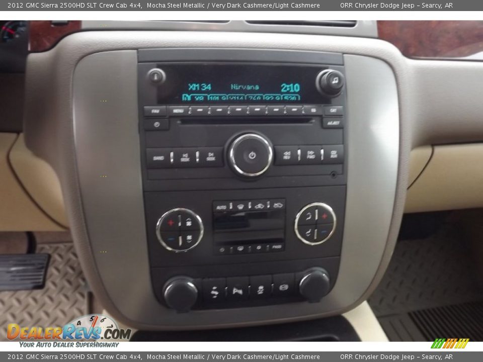 2012 GMC Sierra 2500HD SLT Crew Cab 4x4 Mocha Steel Metallic / Very Dark Cashmere/Light Cashmere Photo #10