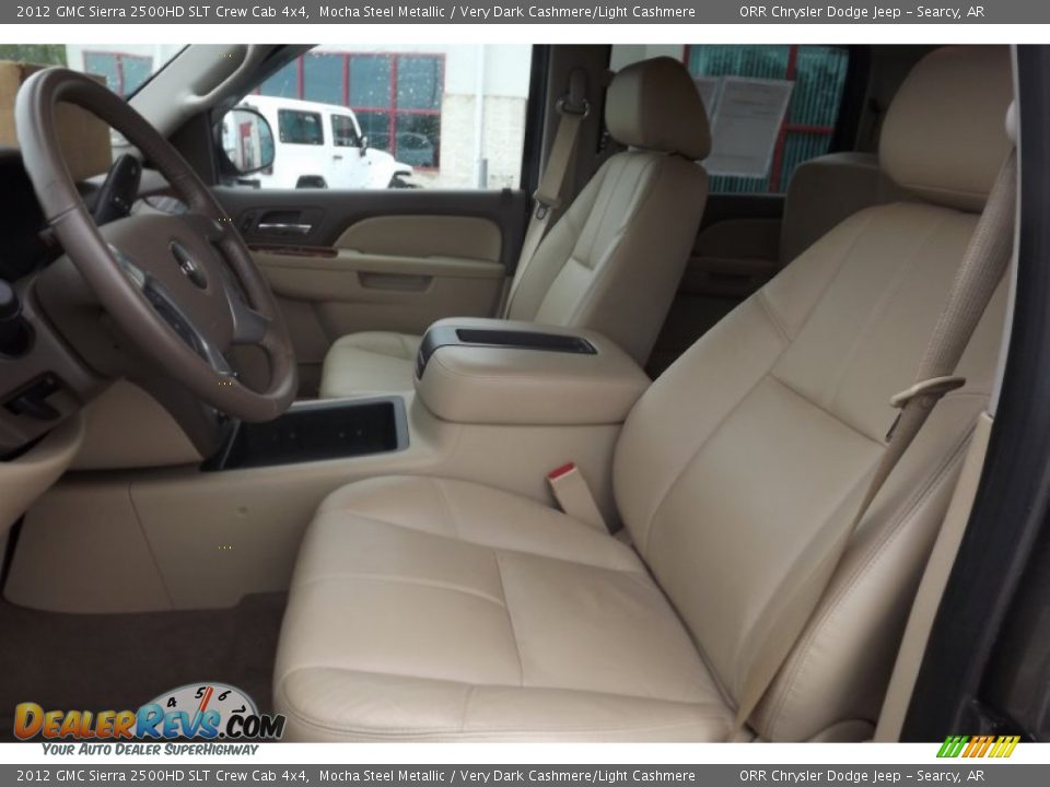 2012 GMC Sierra 2500HD SLT Crew Cab 4x4 Mocha Steel Metallic / Very Dark Cashmere/Light Cashmere Photo #11