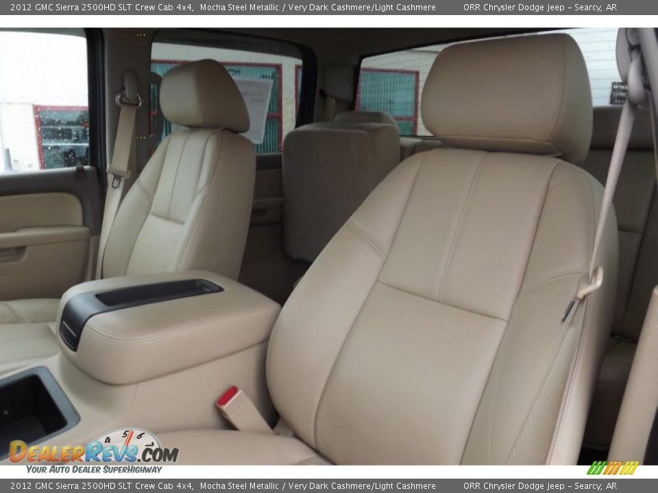 2012 GMC Sierra 2500HD SLT Crew Cab 4x4 Mocha Steel Metallic / Very Dark Cashmere/Light Cashmere Photo #12