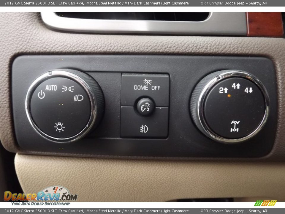 2012 GMC Sierra 2500HD SLT Crew Cab 4x4 Mocha Steel Metallic / Very Dark Cashmere/Light Cashmere Photo #15