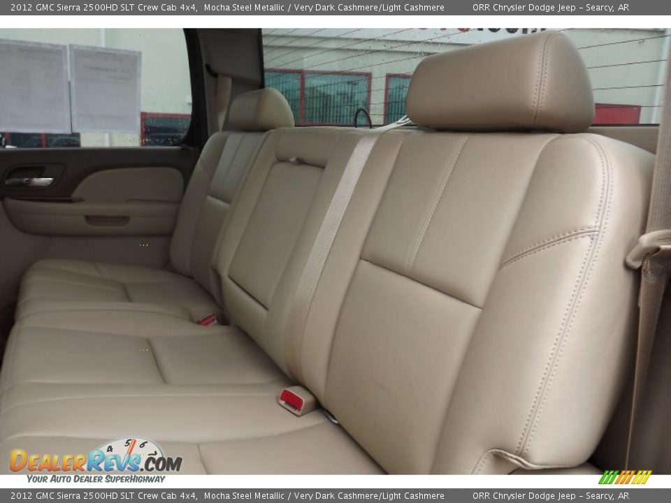 2012 GMC Sierra 2500HD SLT Crew Cab 4x4 Mocha Steel Metallic / Very Dark Cashmere/Light Cashmere Photo #18