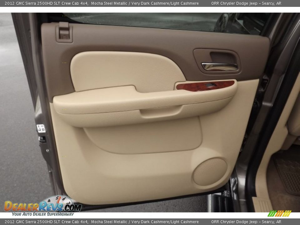2012 GMC Sierra 2500HD SLT Crew Cab 4x4 Mocha Steel Metallic / Very Dark Cashmere/Light Cashmere Photo #19
