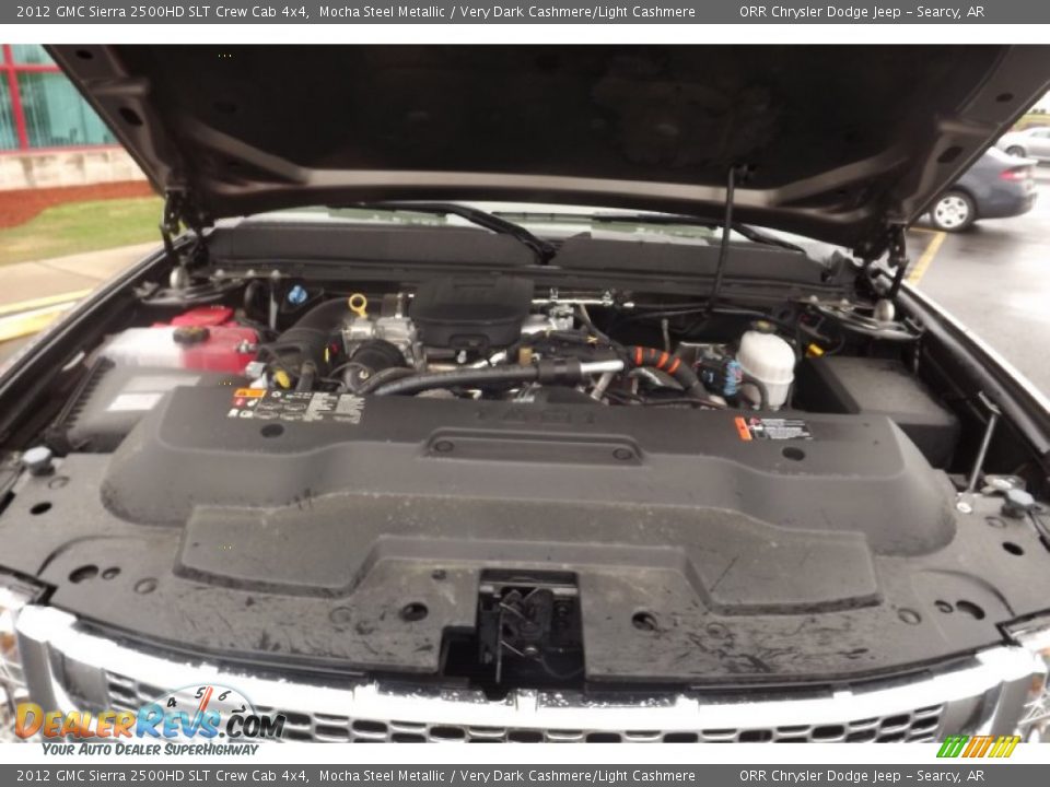 2012 GMC Sierra 2500HD SLT Crew Cab 4x4 Mocha Steel Metallic / Very Dark Cashmere/Light Cashmere Photo #20