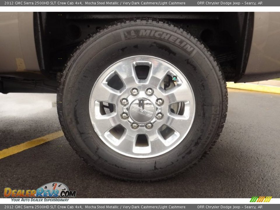 2012 GMC Sierra 2500HD SLT Crew Cab 4x4 Mocha Steel Metallic / Very Dark Cashmere/Light Cashmere Photo #22
