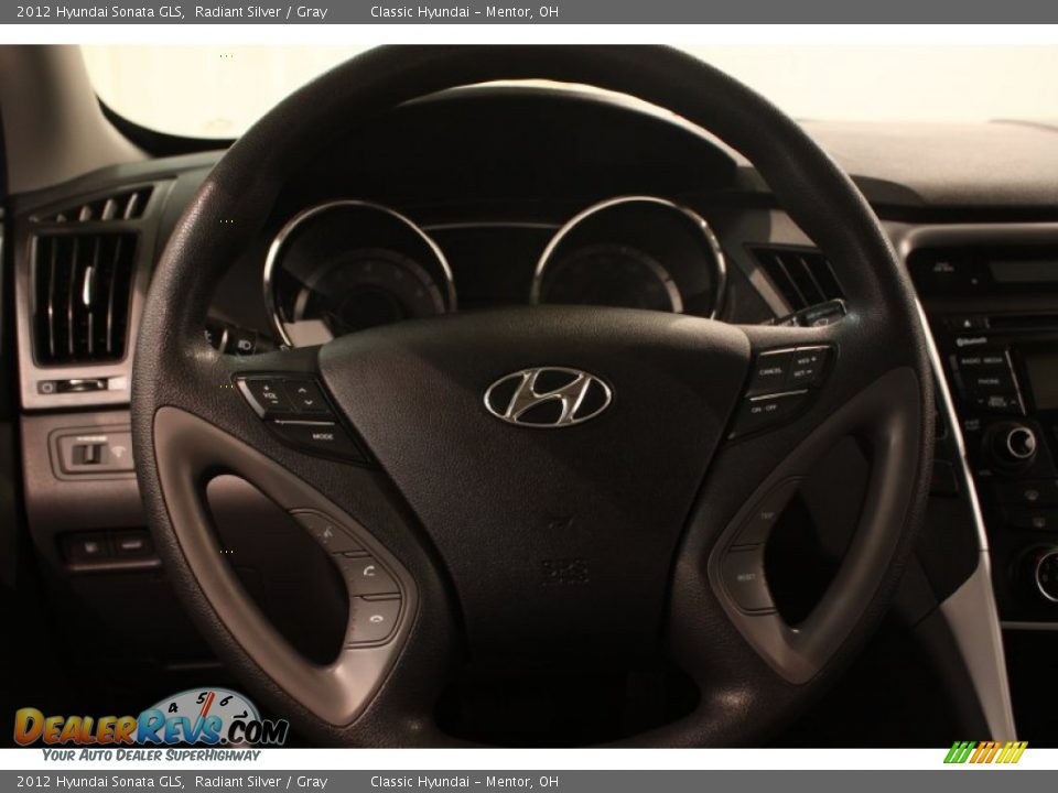 2012 Hyundai Sonata GLS Radiant Silver / Gray Photo #6