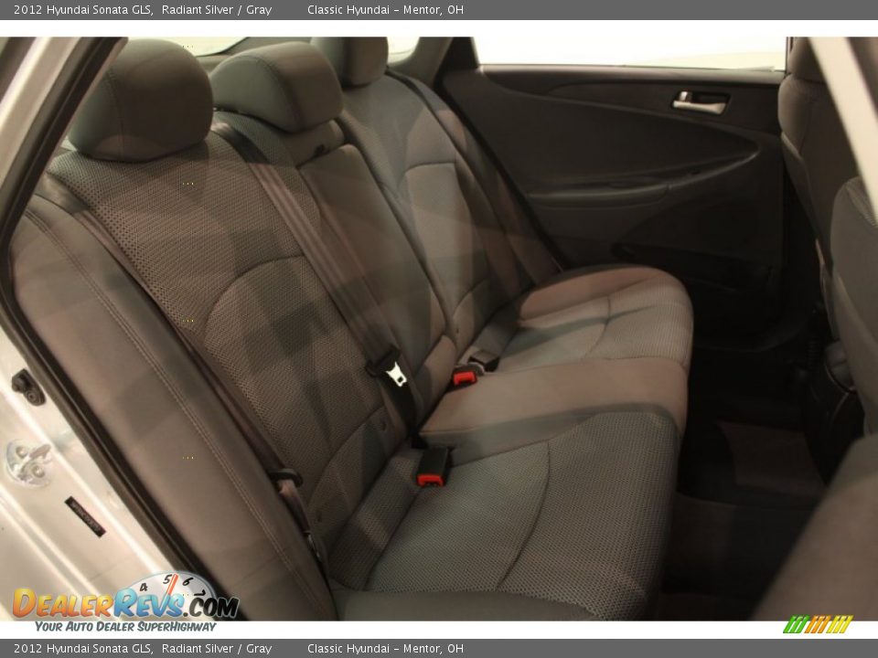 2012 Hyundai Sonata GLS Radiant Silver / Gray Photo #11