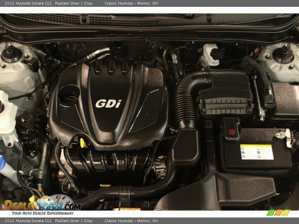 2012 Hyundai Sonata GLS Radiant Silver / Gray Photo #14