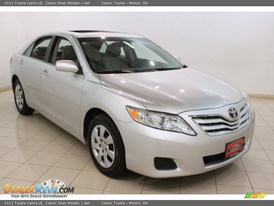 2011 Toyota Camry LE Classic Silver Metallic / Ash Photo #1