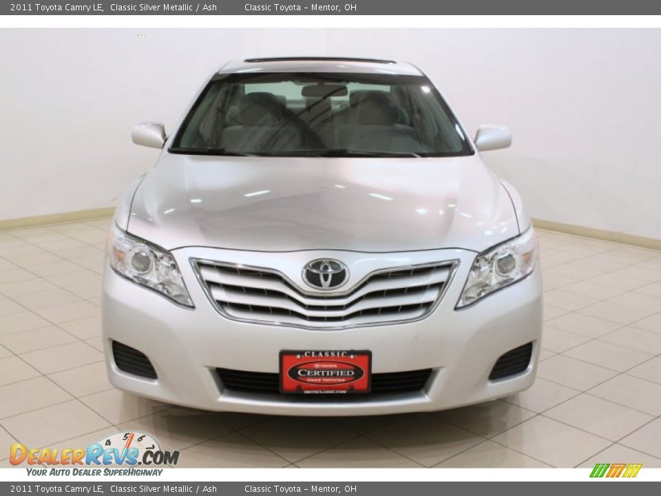 2011 Toyota Camry LE Classic Silver Metallic / Ash Photo #2