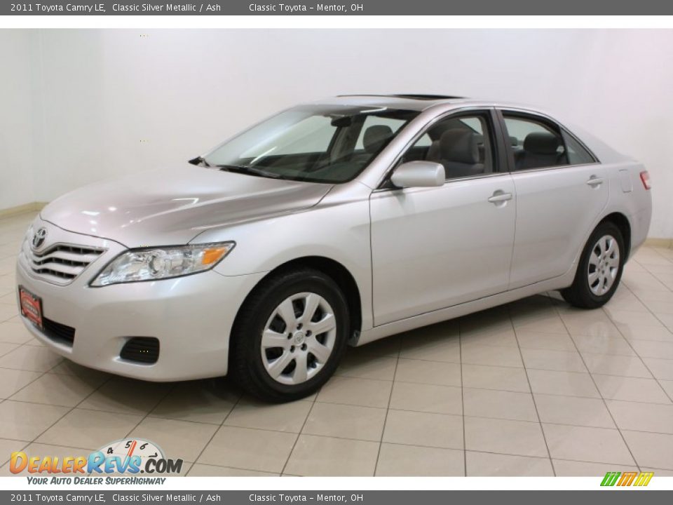 2011 Toyota Camry LE Classic Silver Metallic / Ash Photo #3