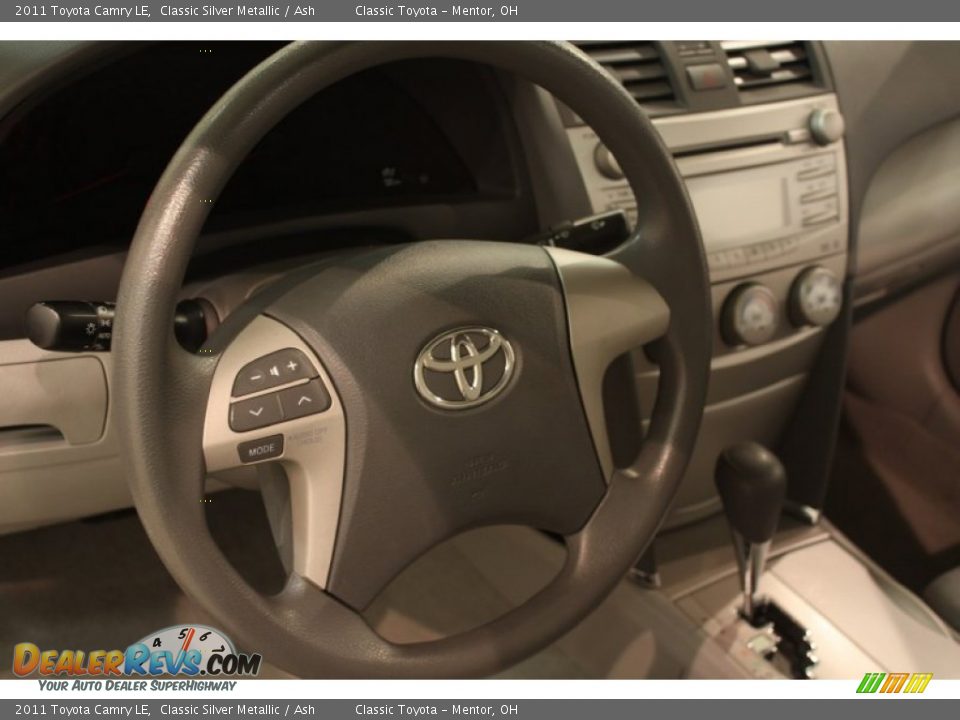 2011 Toyota Camry LE Classic Silver Metallic / Ash Photo #6