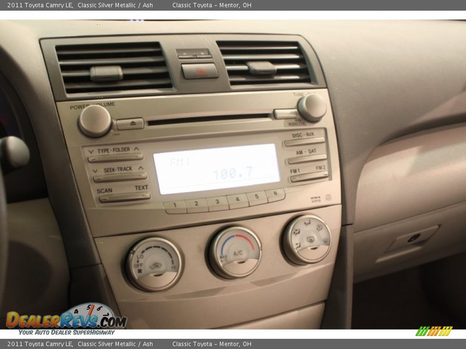 2011 Toyota Camry LE Classic Silver Metallic / Ash Photo #9