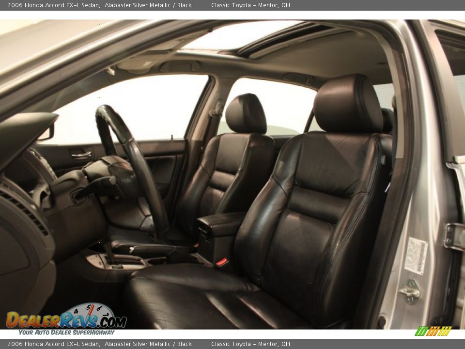 Black Interior - 2006 Honda Accord EX-L Sedan Photo #5