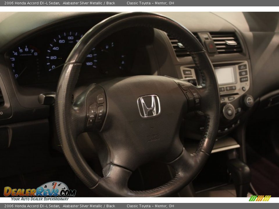 2006 Honda Accord EX-L Sedan Steering Wheel Photo #6