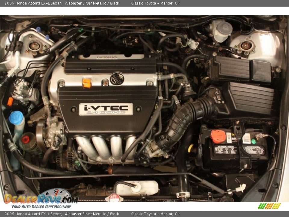 2006 Honda Accord EX-L Sedan 2.4L DOHC 16V i-VTEC 4 Cylinder Engine Photo #14