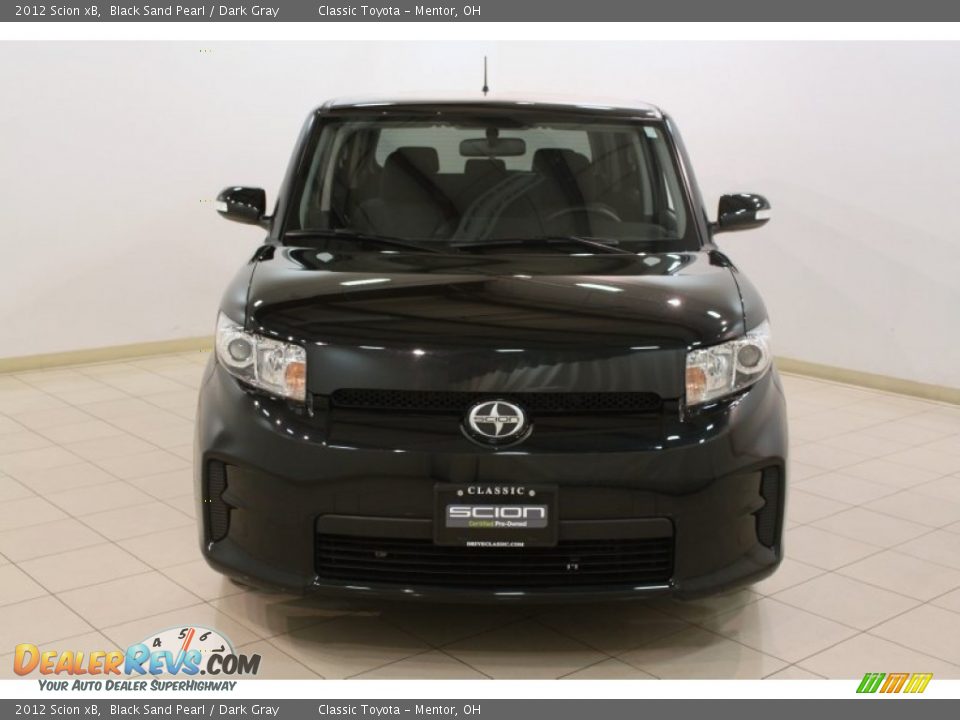 2012 Scion xB Black Sand Pearl / Dark Gray Photo #2