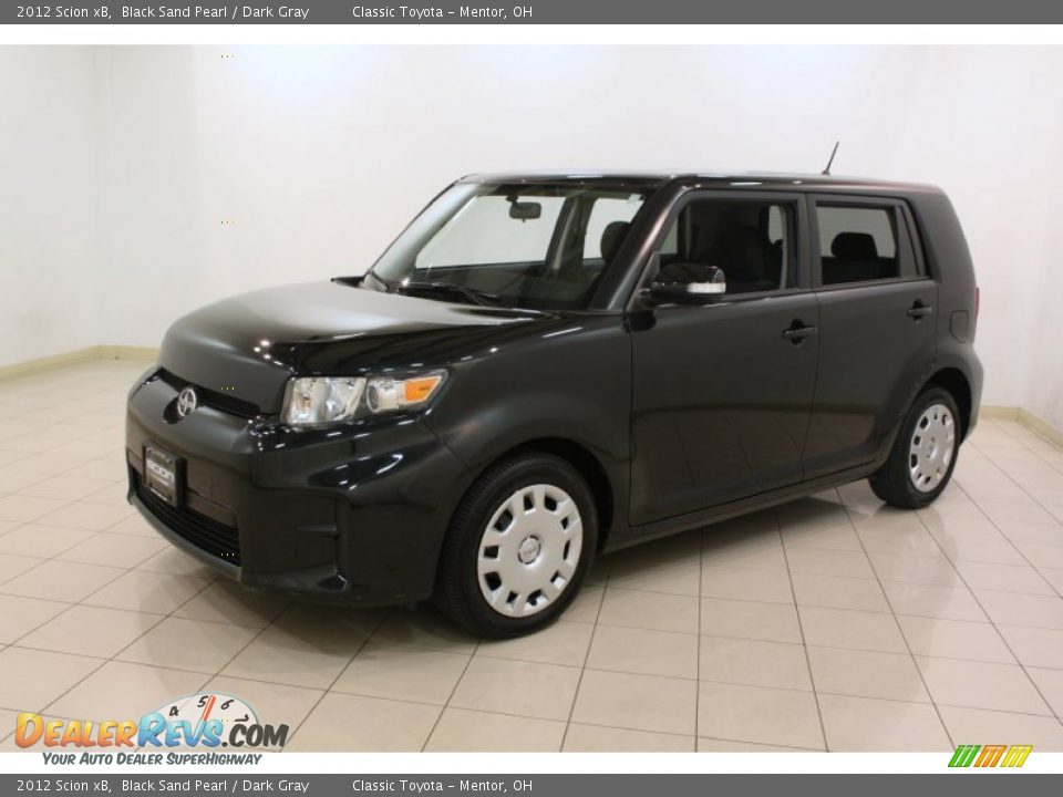 2012 Scion xB Black Sand Pearl / Dark Gray Photo #3