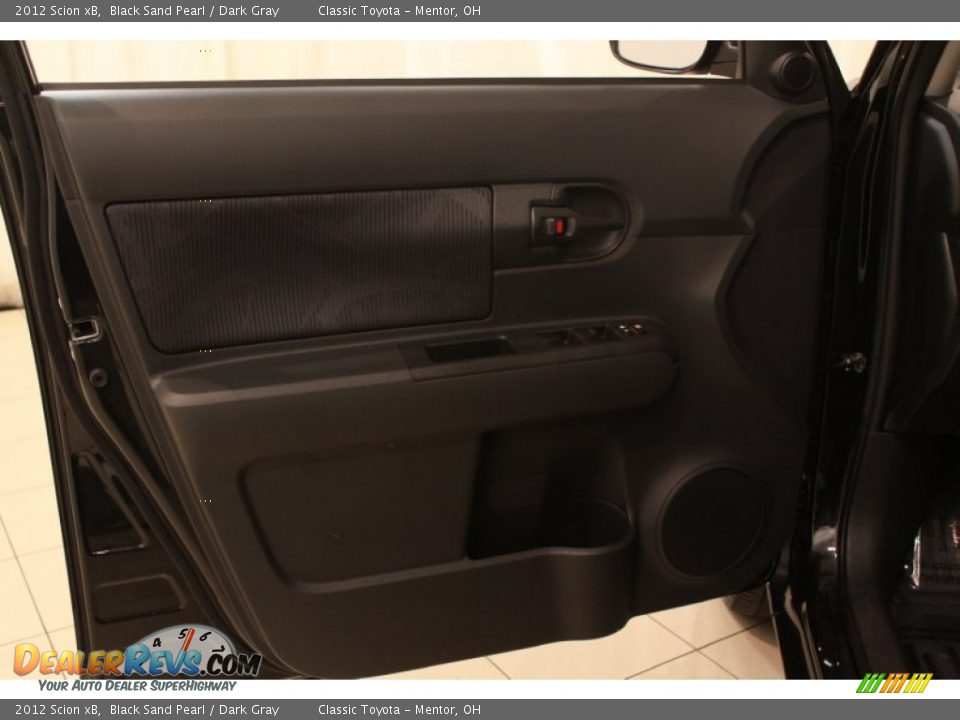 2012 Scion xB Black Sand Pearl / Dark Gray Photo #4
