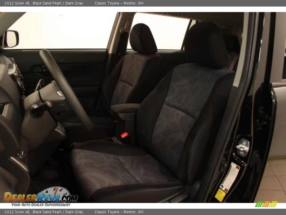 2012 Scion xB Black Sand Pearl / Dark Gray Photo #5