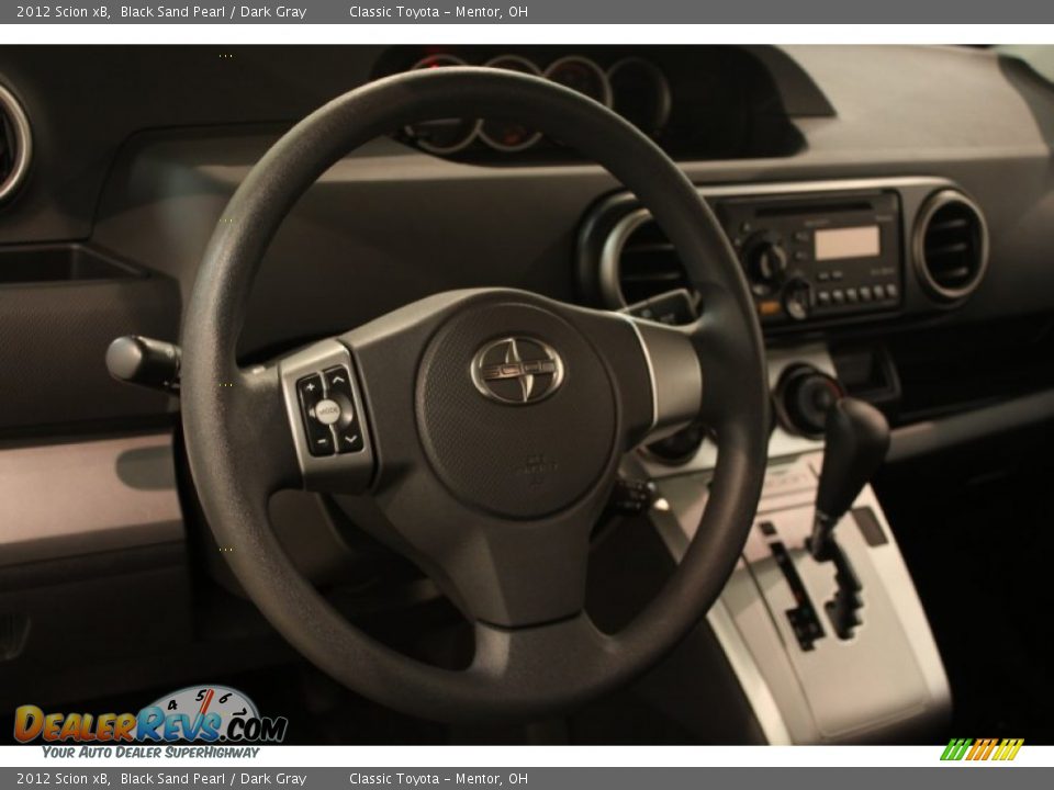 2012 Scion xB Black Sand Pearl / Dark Gray Photo #6
