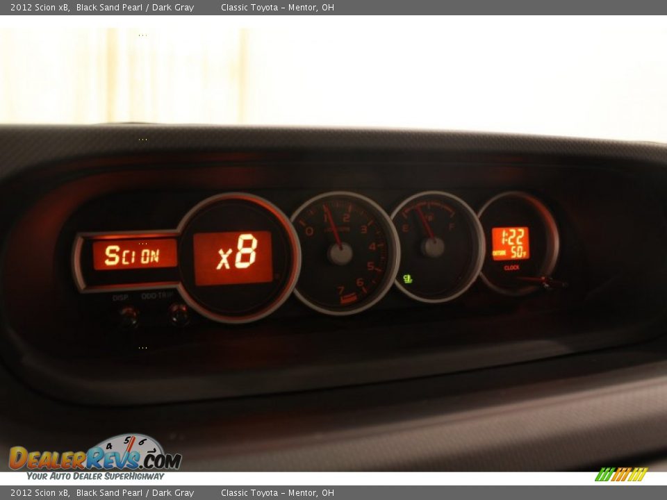 2012 Scion xB Black Sand Pearl / Dark Gray Photo #7
