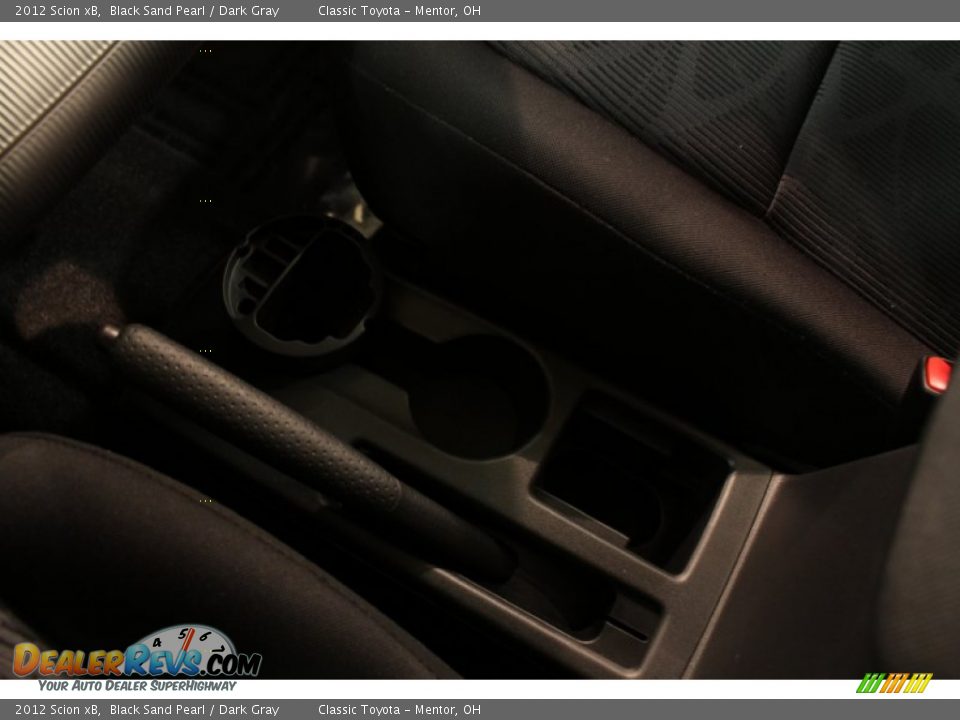 2012 Scion xB Black Sand Pearl / Dark Gray Photo #10