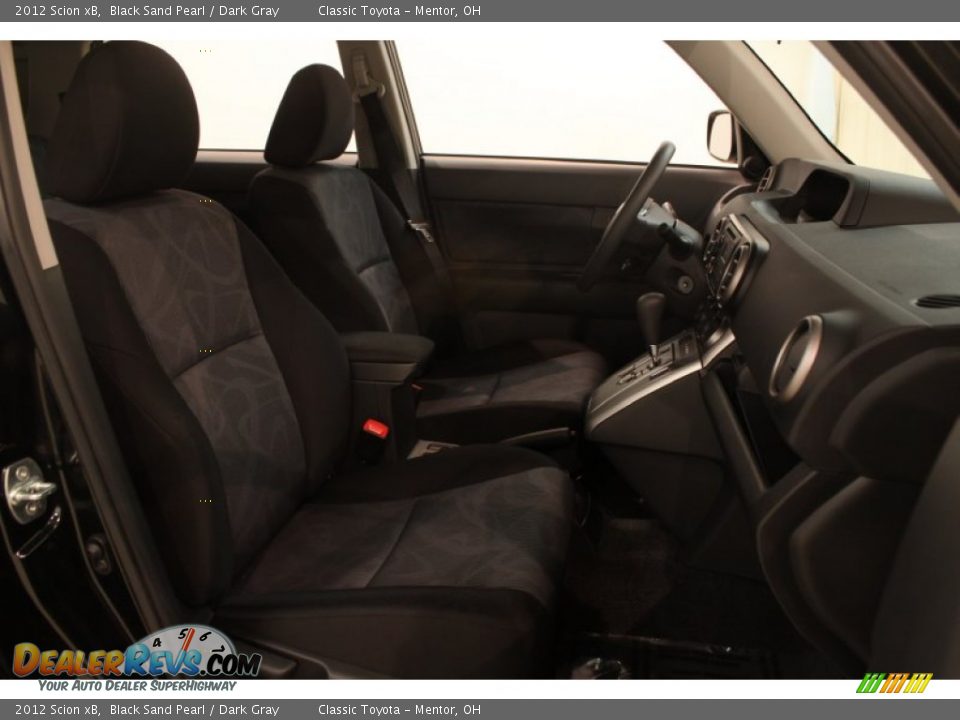 2012 Scion xB Black Sand Pearl / Dark Gray Photo #11