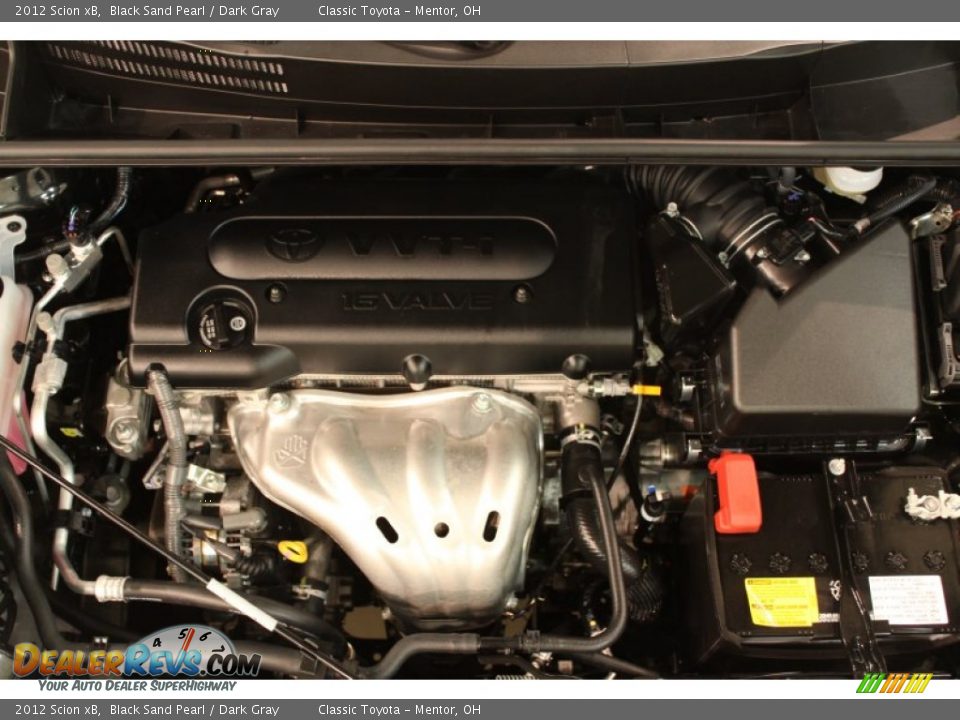 2012 Scion xB Black Sand Pearl / Dark Gray Photo #15
