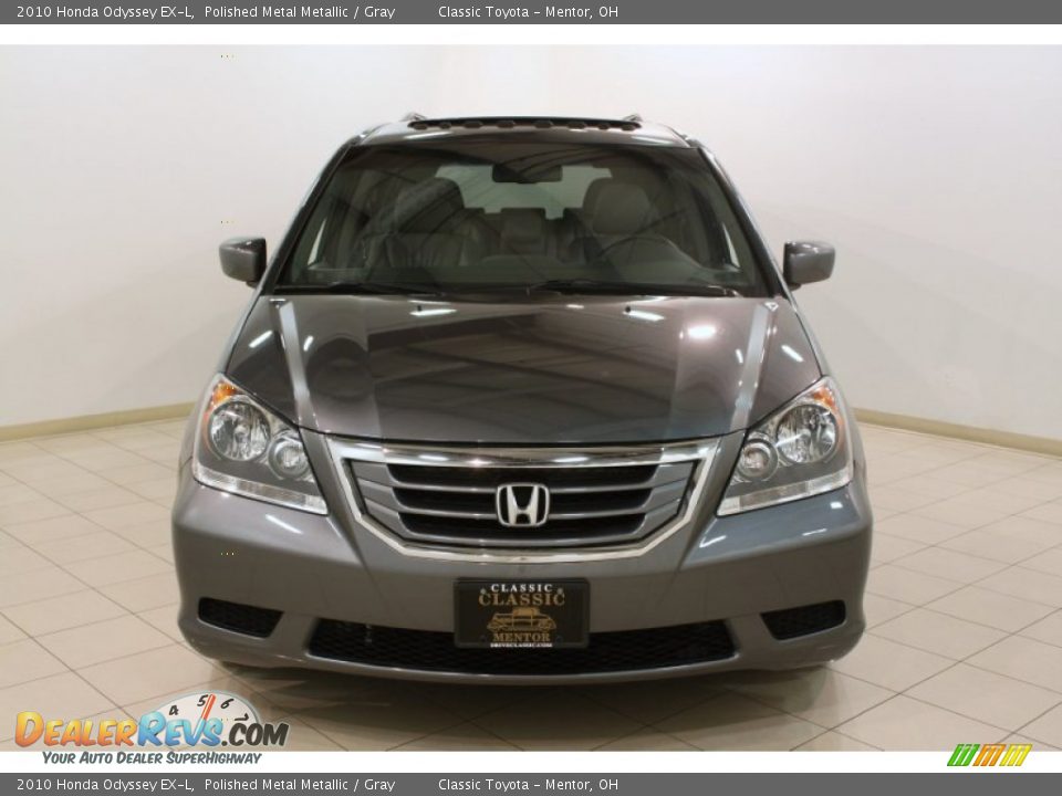 2010 Honda Odyssey EX-L Polished Metal Metallic / Gray Photo #2
