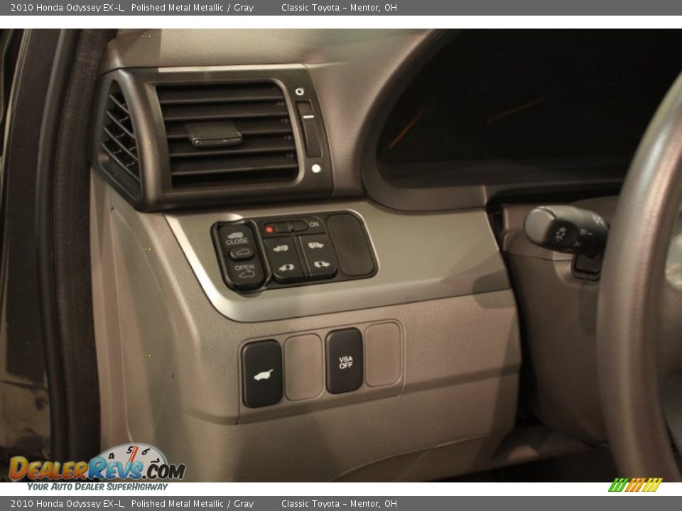 2010 Honda Odyssey EX-L Polished Metal Metallic / Gray Photo #5
