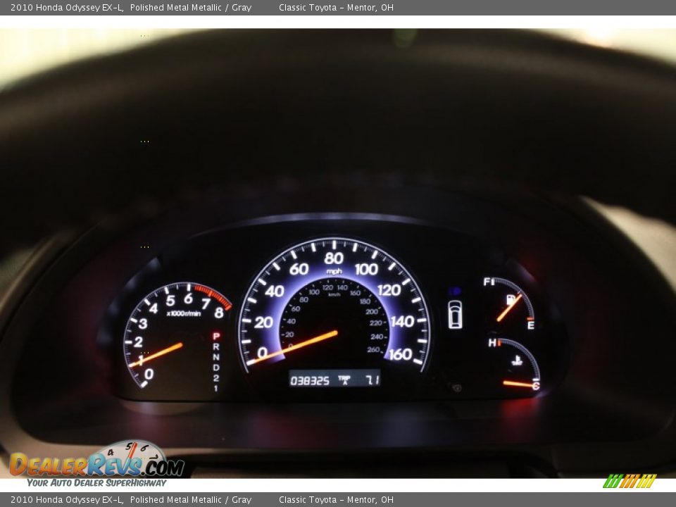 2010 Honda Odyssey EX-L Gauges Photo #8