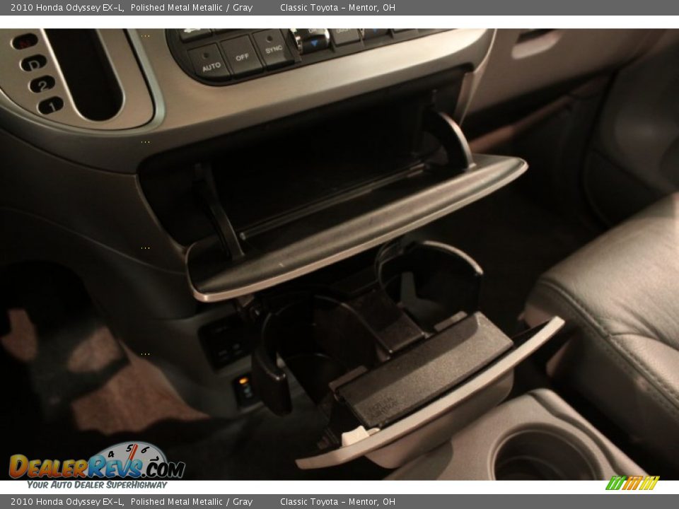 2010 Honda Odyssey EX-L Polished Metal Metallic / Gray Photo #10