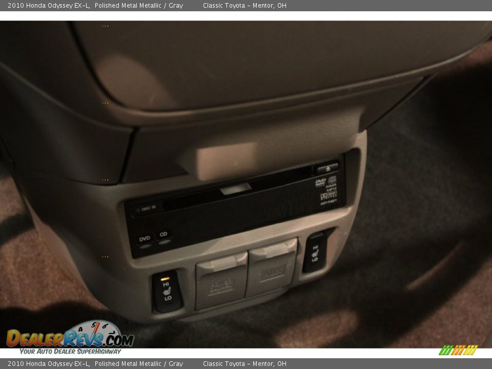 2010 Honda Odyssey EX-L Polished Metal Metallic / Gray Photo #11