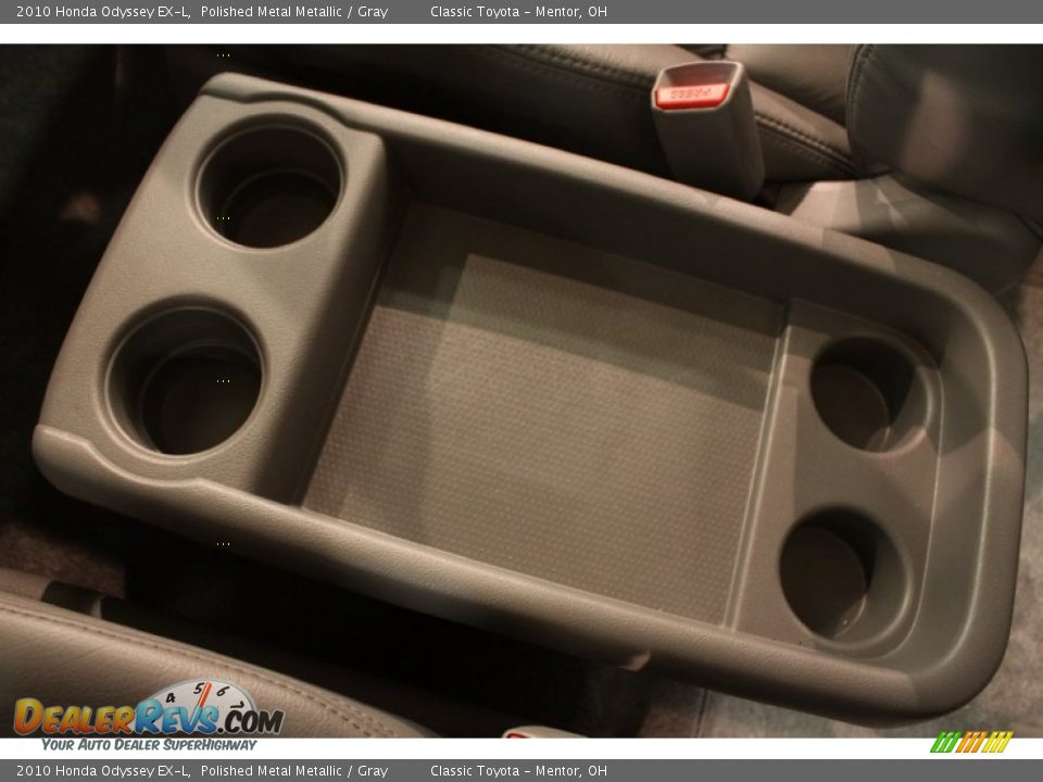 2010 Honda Odyssey EX-L Polished Metal Metallic / Gray Photo #12