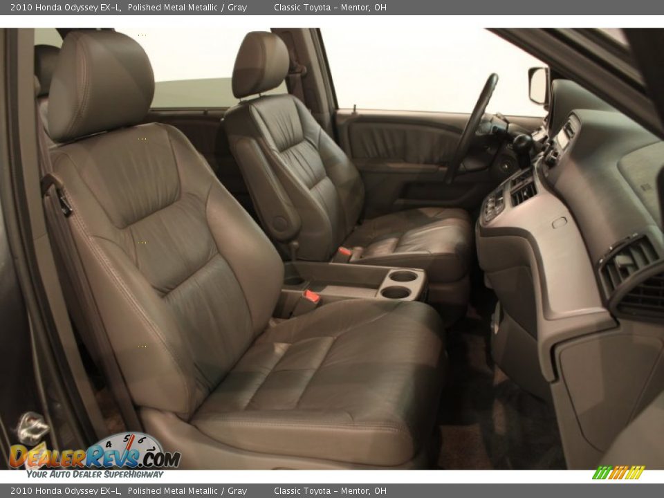 2010 Honda Odyssey EX-L Polished Metal Metallic / Gray Photo #13