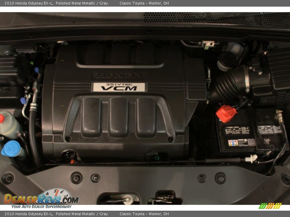 2010 Honda Odyssey EX-L Polished Metal Metallic / Gray Photo #19
