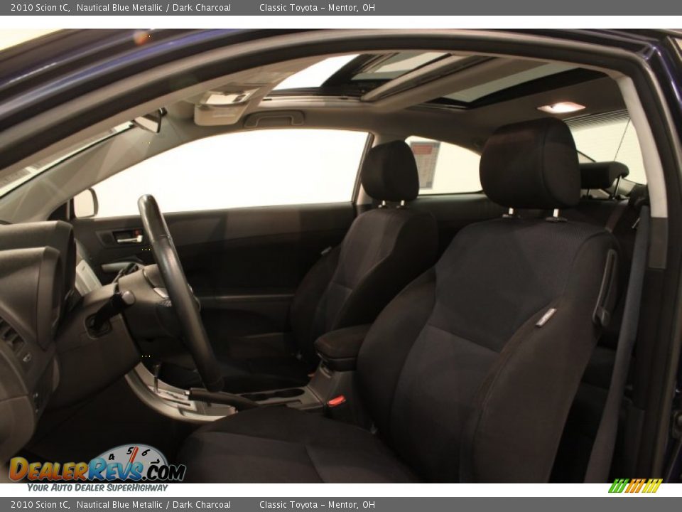 2010 Scion tC Nautical Blue Metallic / Dark Charcoal Photo #5