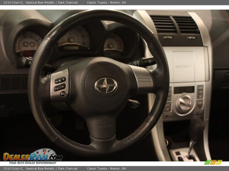 2010 Scion tC Nautical Blue Metallic / Dark Charcoal Photo #6