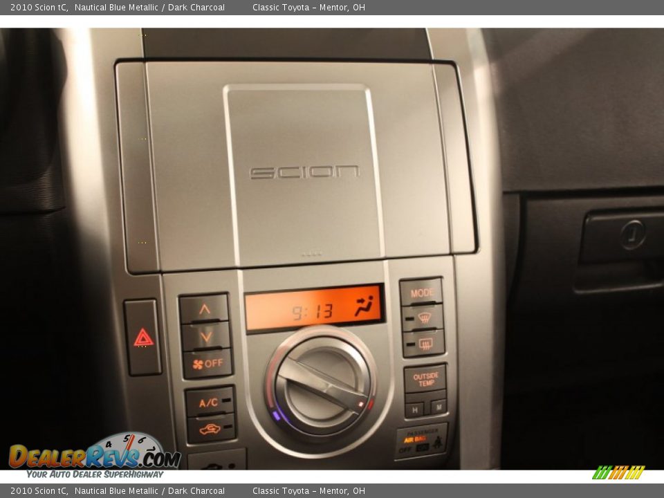 2010 Scion tC Nautical Blue Metallic / Dark Charcoal Photo #8