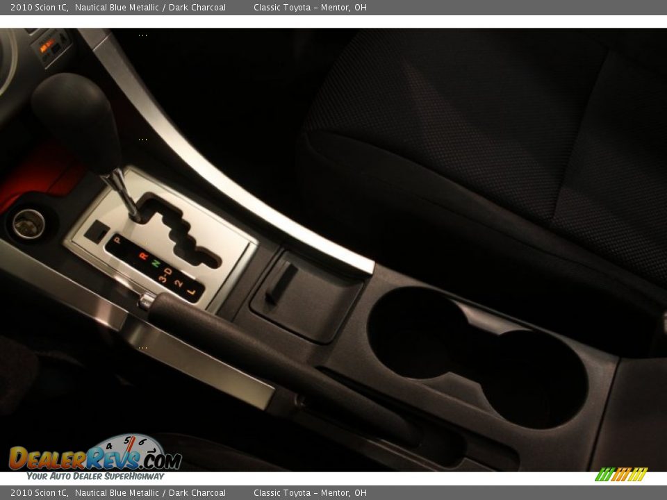 2010 Scion tC Nautical Blue Metallic / Dark Charcoal Photo #10