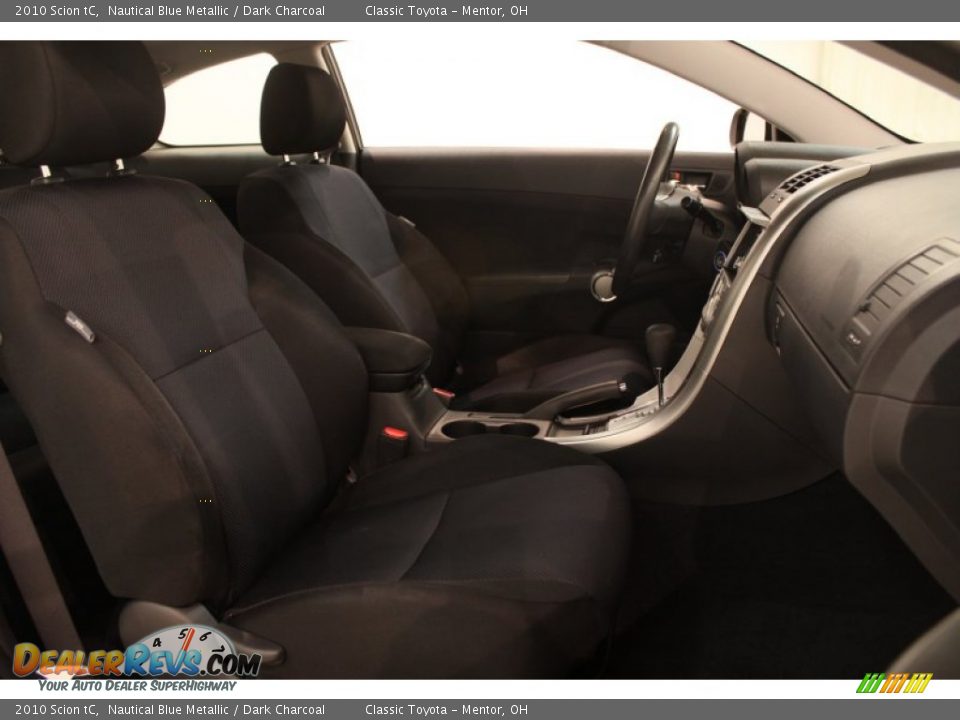 2010 Scion tC Nautical Blue Metallic / Dark Charcoal Photo #11