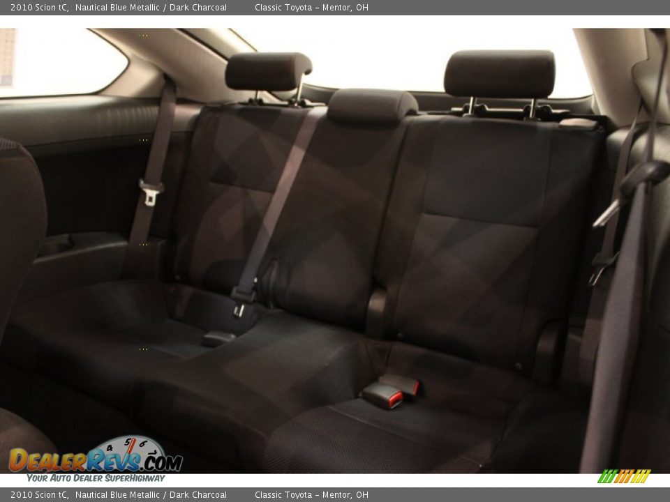 2010 Scion tC Nautical Blue Metallic / Dark Charcoal Photo #12