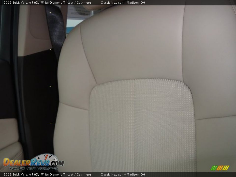 2012 Buick Verano FWD White Diamond Tricoat / Cashmere Photo #6